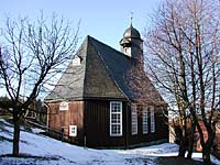 1701 fertig gestellte barocke Fachwerkkirche in Trautenstein