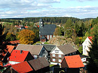 Blick zur Kirche vom Butterkopf